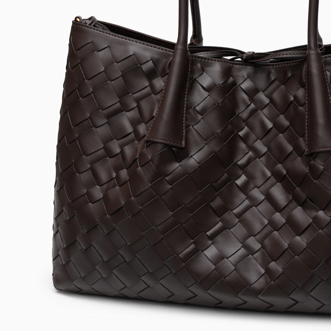 Ayla Woven Tote Bag - Image 11