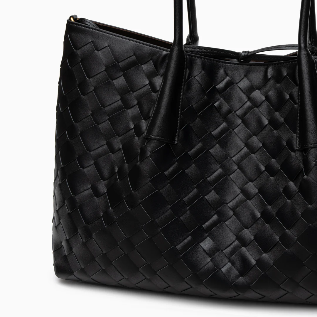 Ayla Woven Tote Bag - Image 2