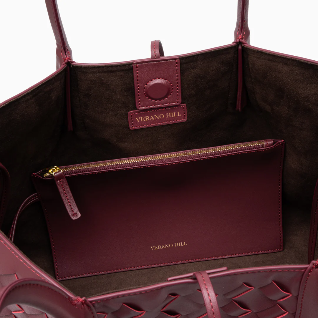 Ayla Woven Tote Bag - Image 9